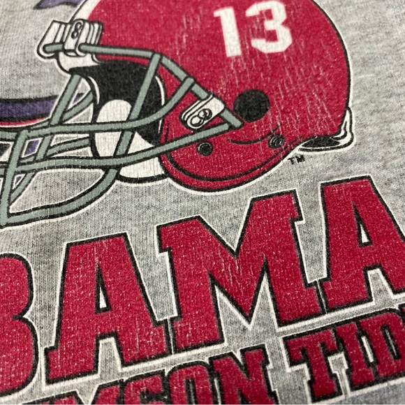 Bama / LSU Bowl Game T-Shirt, University of Alabama Crimson Tide, Tigers Vintage - Picture 8 of 10